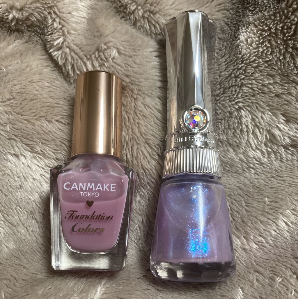 ネイルラッカー ダズリングビジュー 317 heavenly blue/JILL STUART/マニキュアを使ったクチコミ（2枚目）