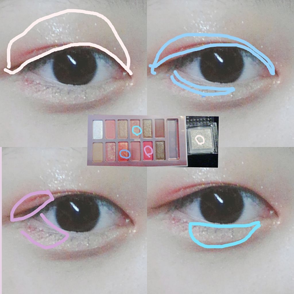 バレンタインボックス2 ピーチパレット/VAVI MELLO/アイシャドウパレットを使ったクチコミ（2枚目）