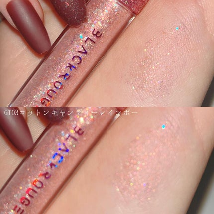 パールブリーアイグリッター/BLACK ROUGE/グリッターを使ったクチコミ(4枚目)