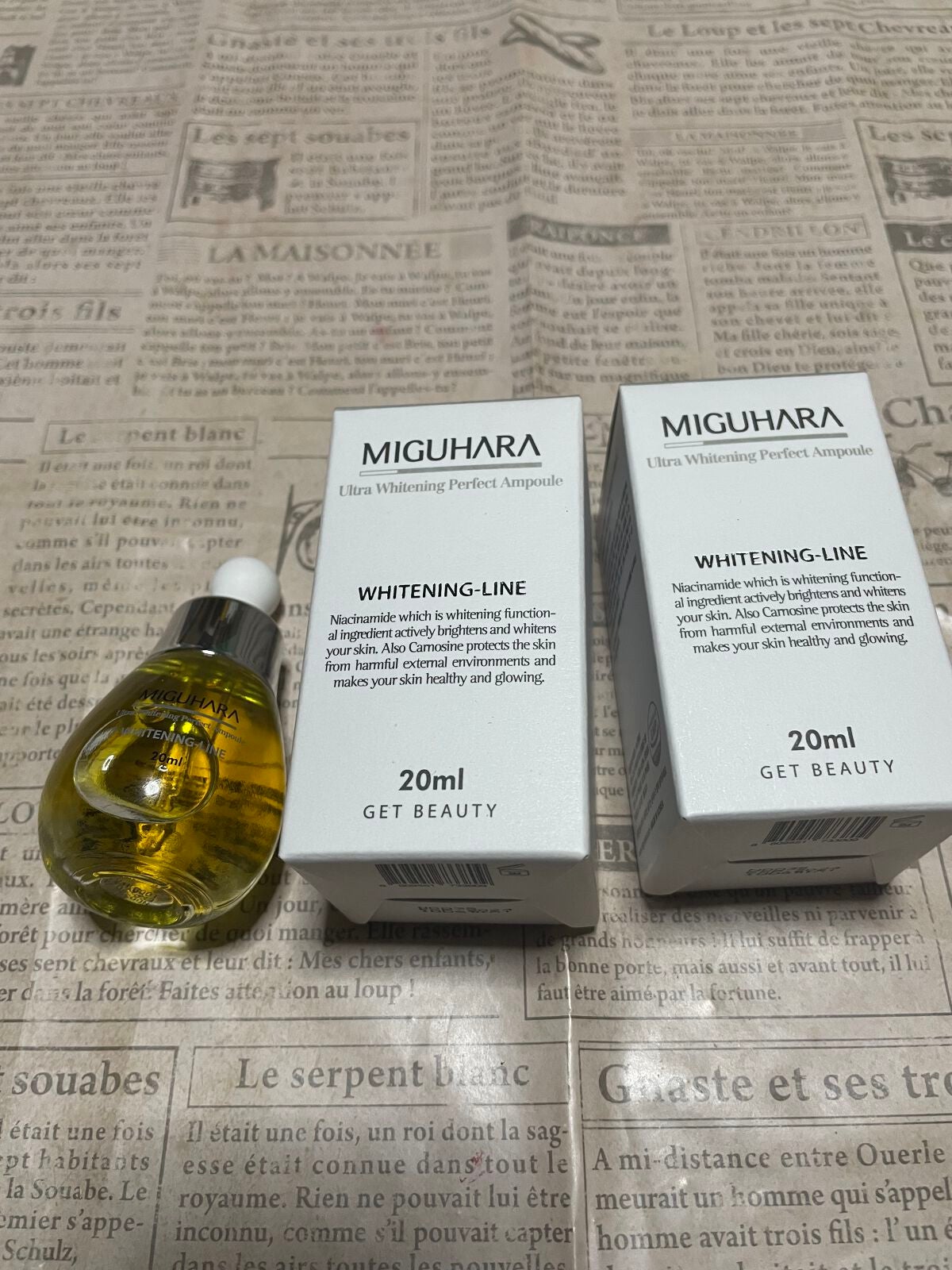 Ultra Whitening Perfect Ampoule/MIGUHARA/美容液を使ったクチコミ(1枚目)