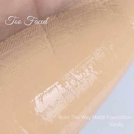 ボーン ディス ウェイ アンディテクタブル 24H マット ファンデーション/Too Faced/リキッドファンデーションを使ったクチコミ(3枚目)