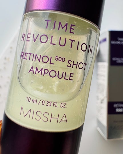 ミシャ タイムレボリューション レチ500ショット美容液/MISSHA/美容液を使ったクチコミ(3枚目)