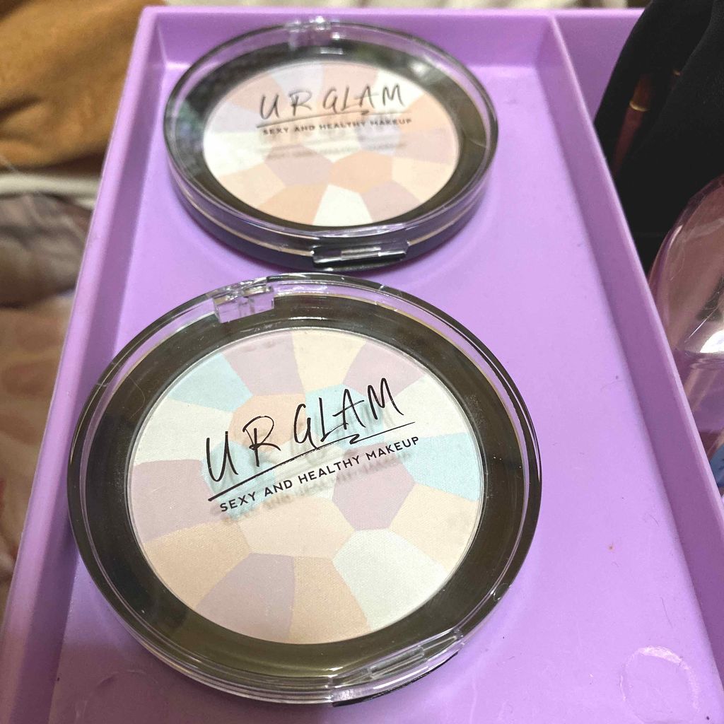 UR GLAM MARBLE FACE POWDER/U R GLAM/プレストパウダーを使ったクチコミ(1枚目)