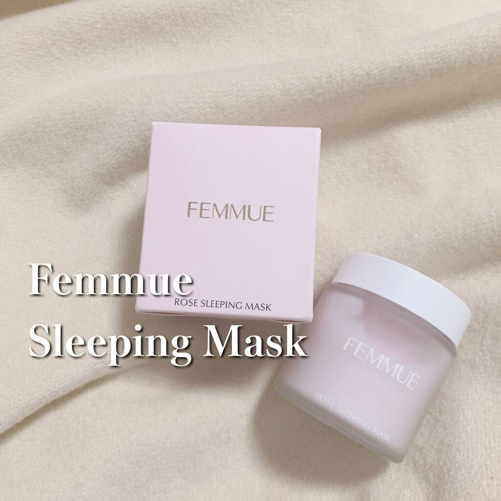 ローズウォーター スリーピングマスク/FEMMUE/フェイスクリームを使ったクチコミ(1枚目)