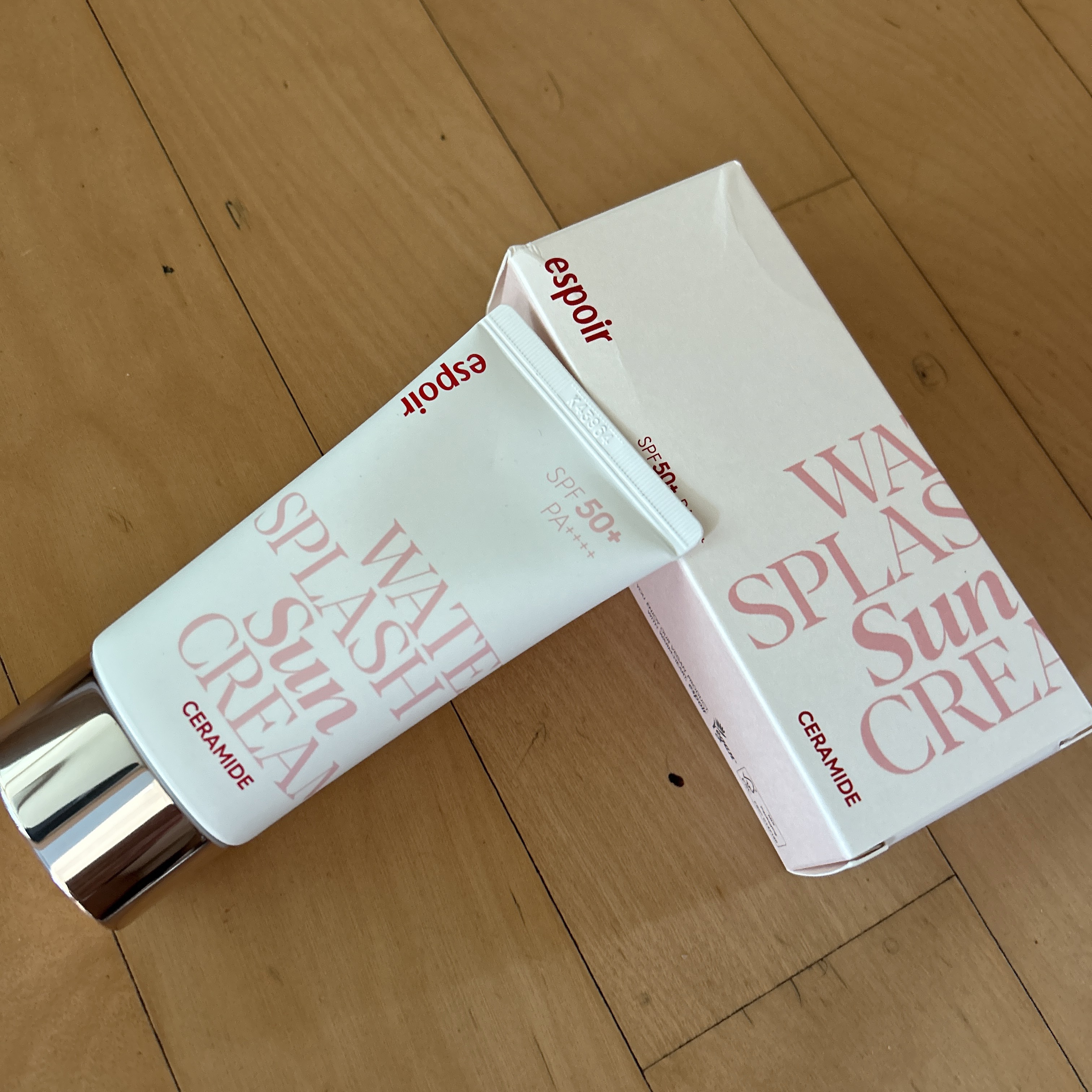 ウォータースプラッシュサンクリーム セラミド/espoir/日焼け止めクリームを使ったクチコミ（2枚目）