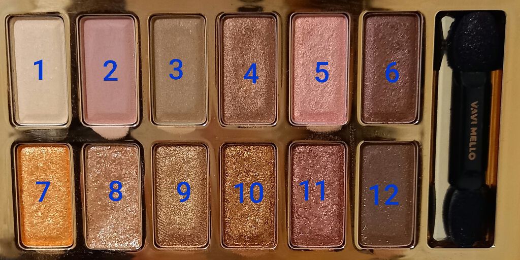 バレンタインボックス/VAVI MELLO/アイシャドウパレットを使ったクチコミ（2枚目）