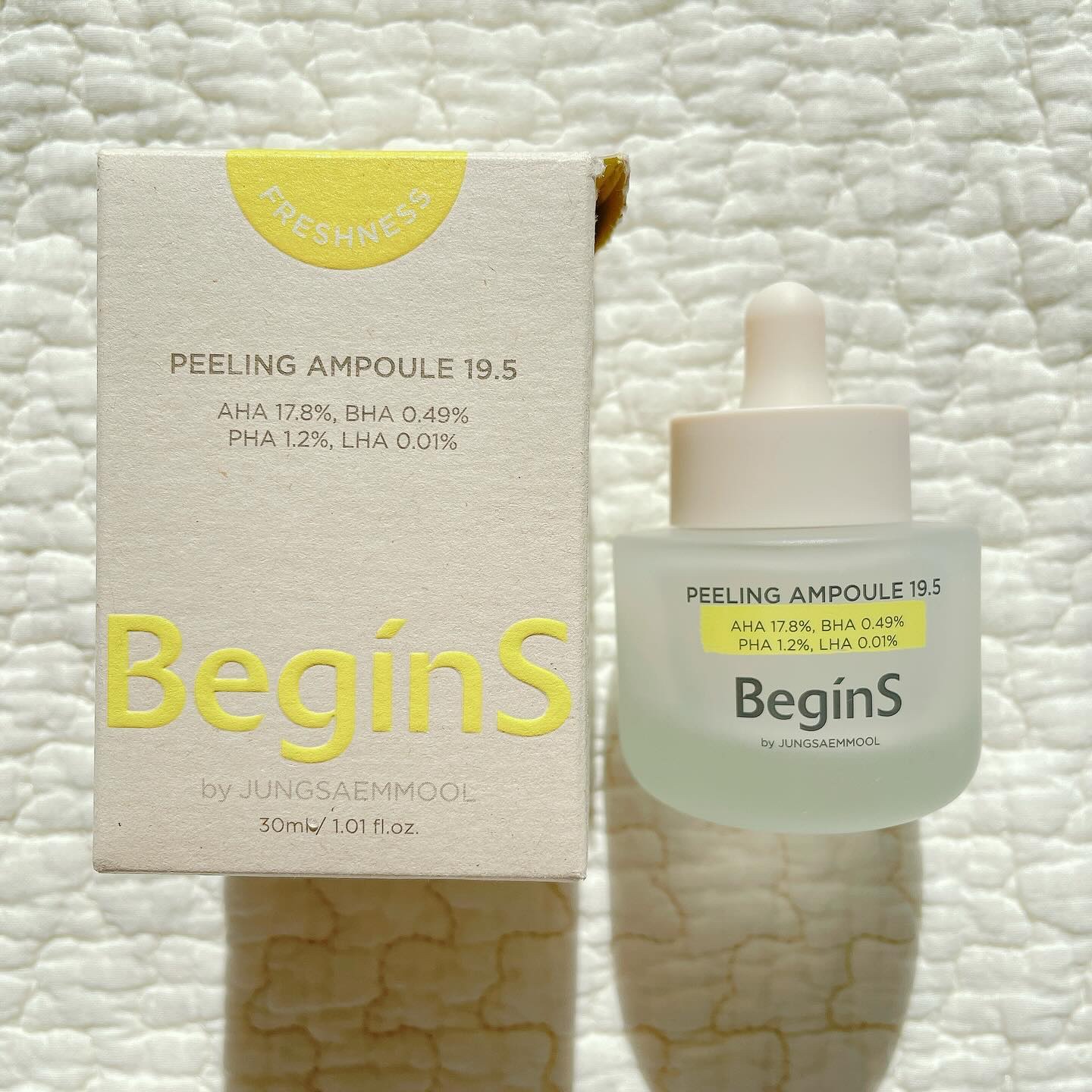 Peeling Ampoule 19.5/BeginS by JUNGSAEMMOOL/ピーリングを使ったクチコミ（1枚目）