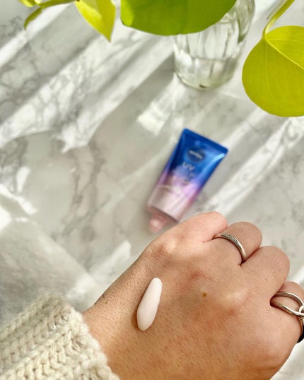 ニベアUV ディープ プロテクト&ケア トーンアップ エッセンス/ニベア/日焼け止めローションを使ったクチコミ(4枚目)