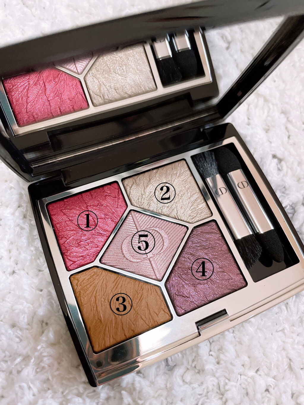 サンク クルール クチュール＜バーズ オブ ア フェザー＞/Dior/アイシャドウパレットを使ったクチコミ（2枚目）