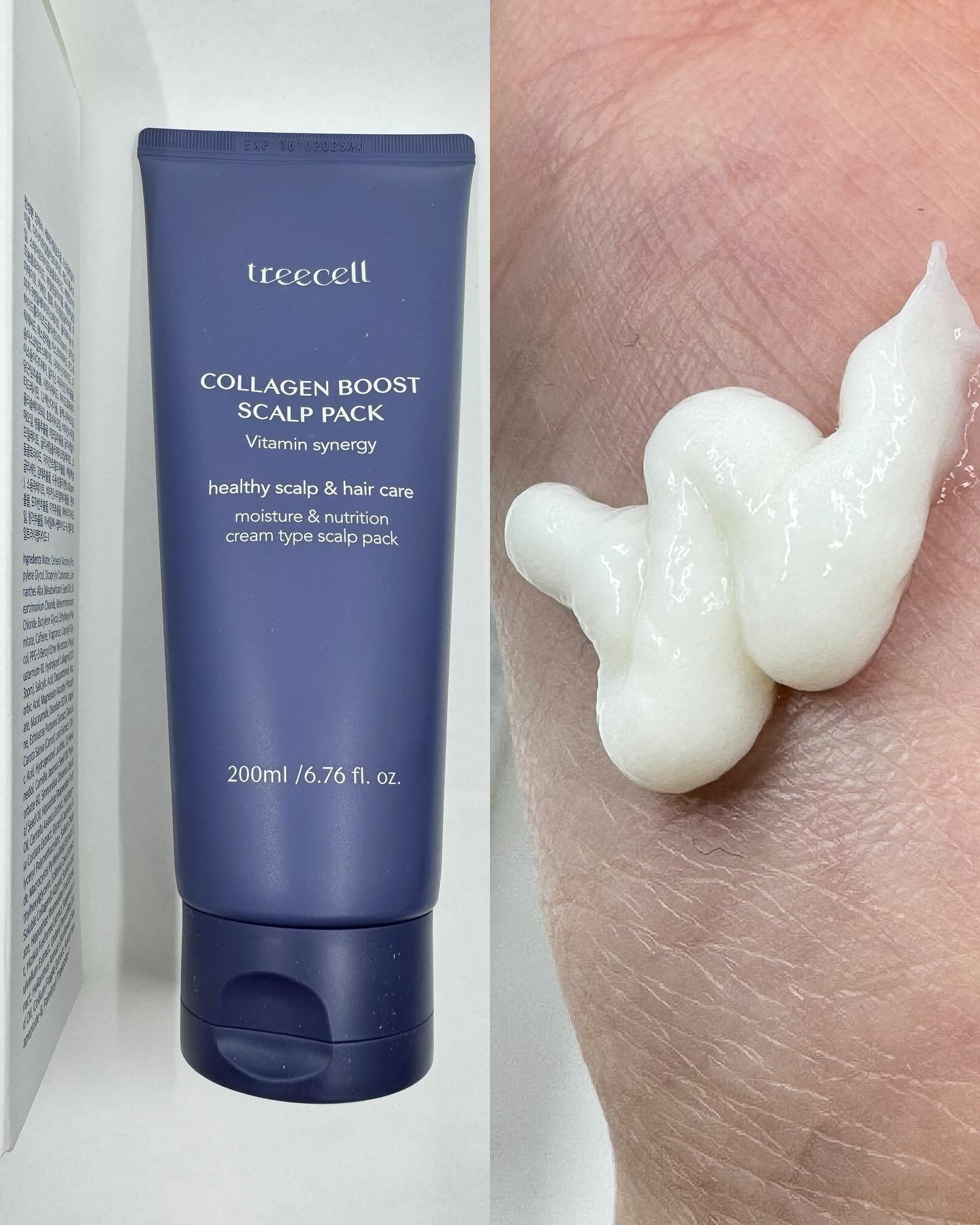 コラーゲンブースト スカルプパック/treecell/ヘアマスク・ヘアパックを使ったクチコミ（3枚目）