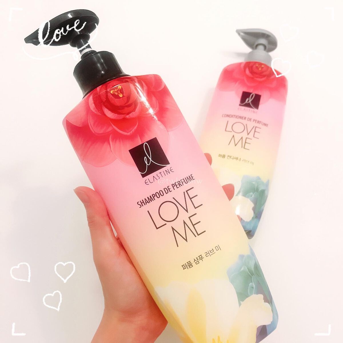 パフュームシャンプー＆コンディショナー/エラスチン/シャンプー・コンディショナーを使ったクチコミ（2枚目）