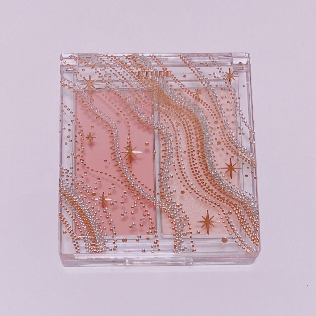 グリッタースノー フェイスパレット/ETUDE/パウダーハイライトを使ったクチコミ(2枚目)