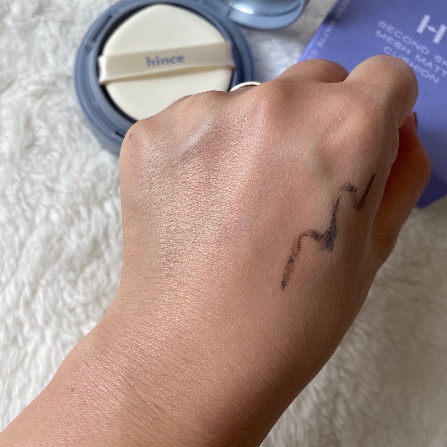 セカンドスキンメッシュマットクッション/hince/クッションファンデーションを使ったクチコミ(7枚目)