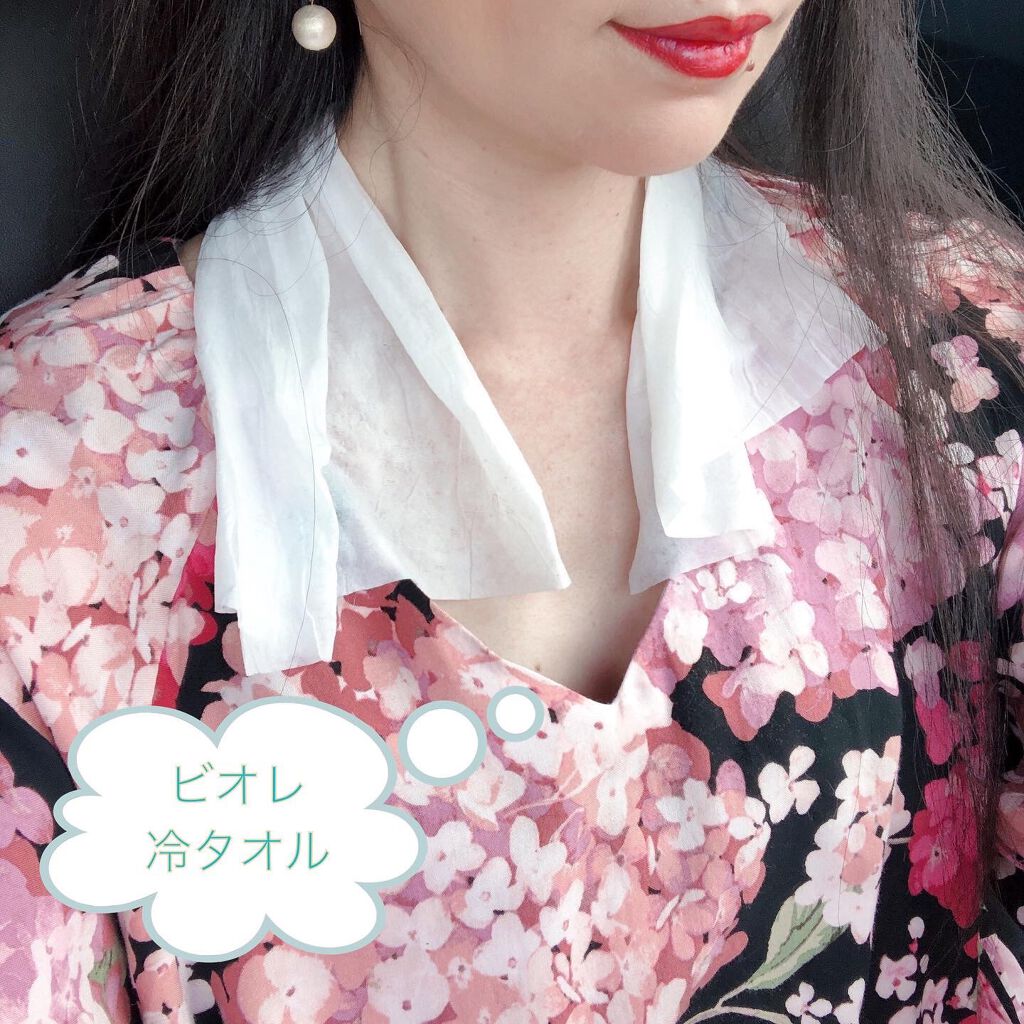 冷タオル 無香性/ビオレ/ボディシートを使ったクチコミ(3枚目)