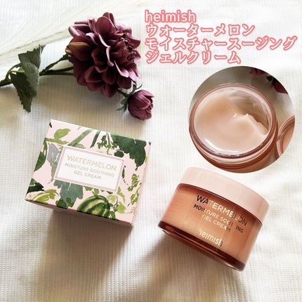 ウォーターメロン モイスチャーサージゲルクリーム/heimish/フェイスクリームを使ったクチコミ(1枚目)