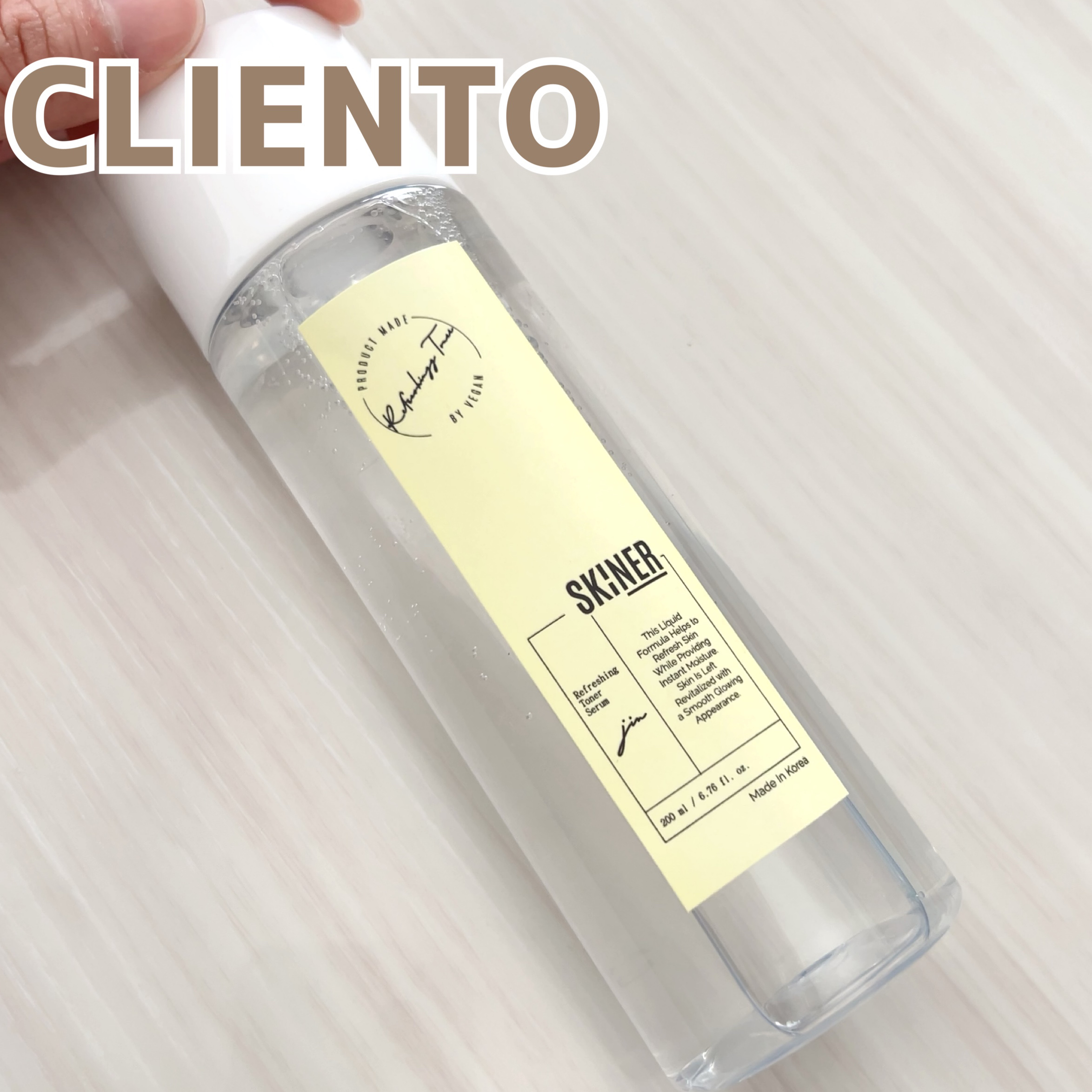 SKINER JIN/cliento/拭き取り化粧水を使ったクチコミ（1枚目）