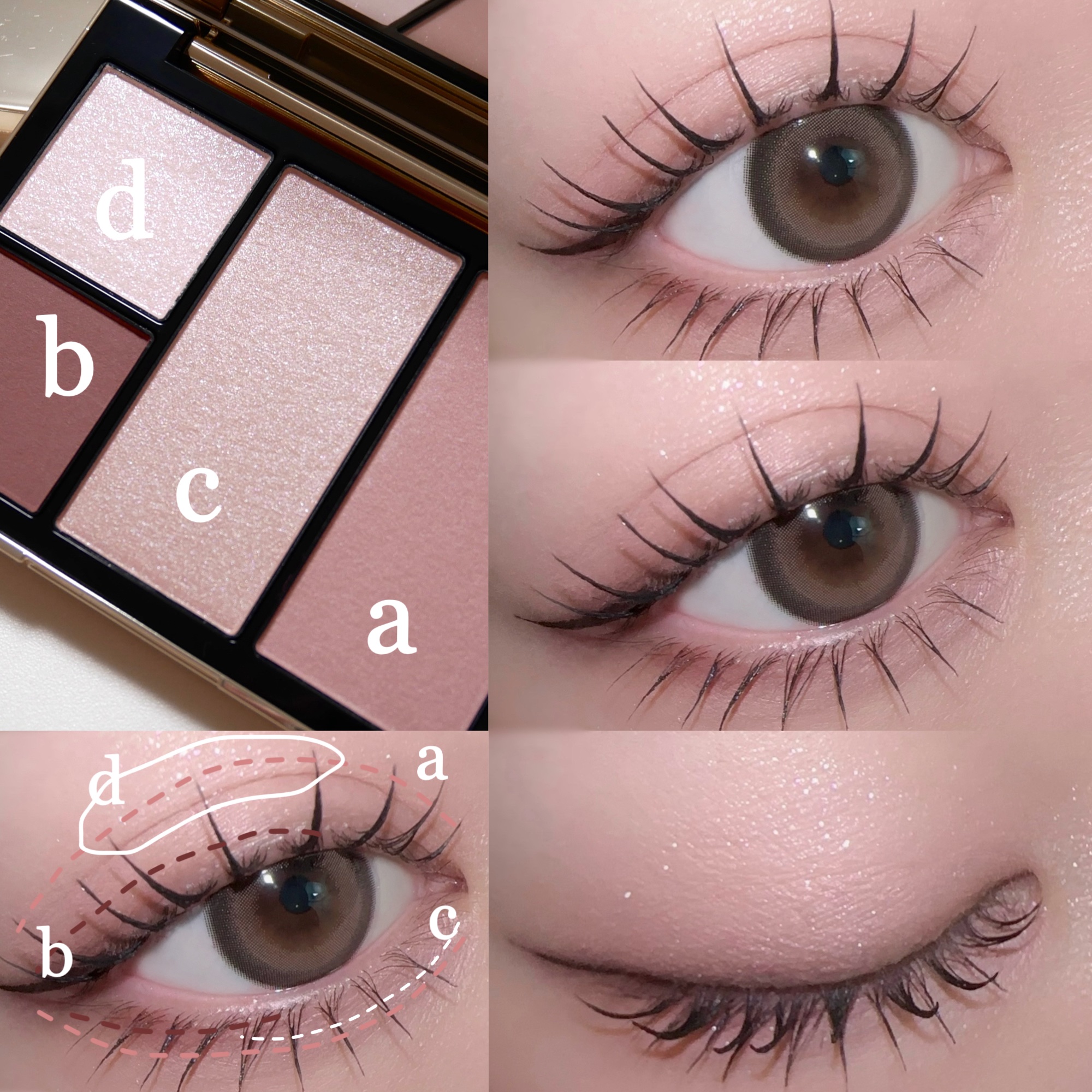 フェイス スタイリスト  EX05 Rose Lace /SNIDEL BEAUTY/アイシャドウパレットを使ったクチコミ（3枚目）