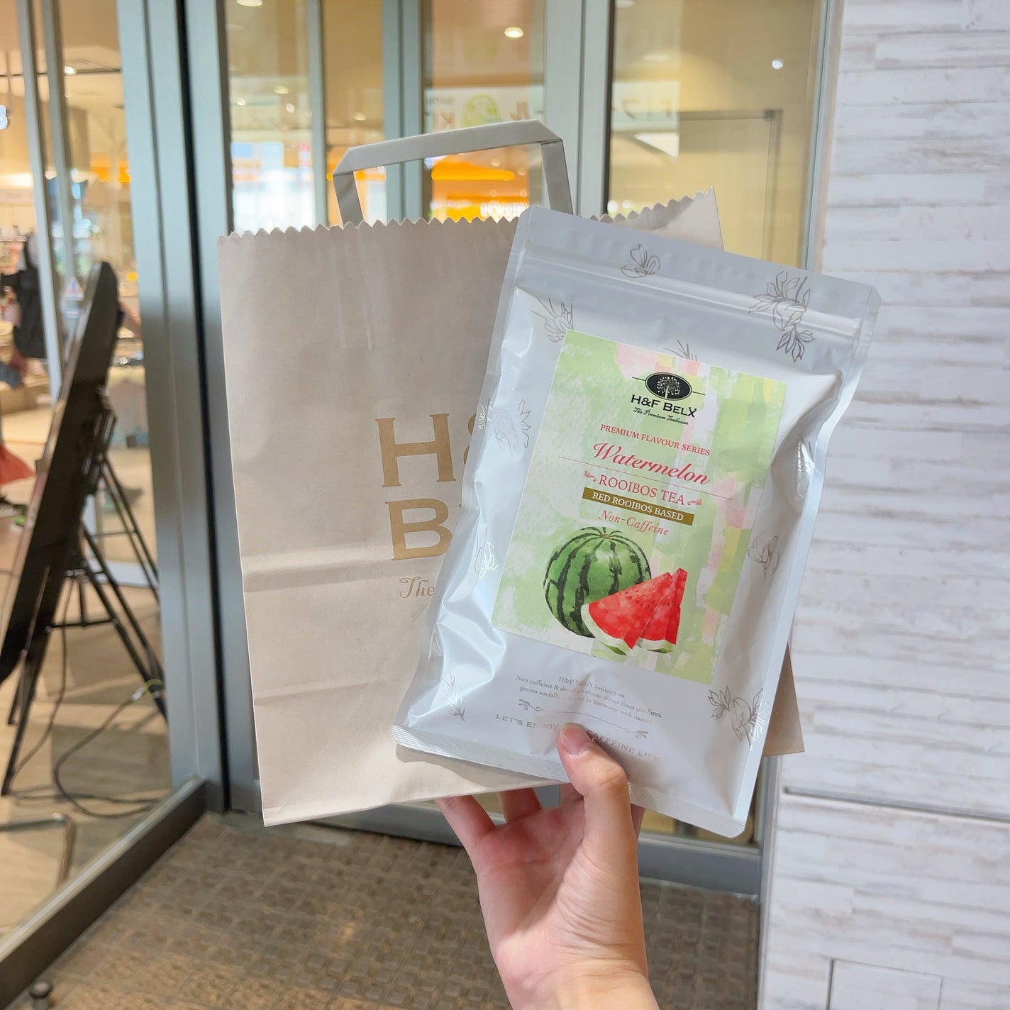 プレミアム グリーンルイボスティー/H&F BELX/ドリンクを使ったクチコミ(1枚目)