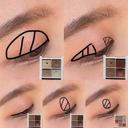 マテリアルカラーパレット/leur charme/アイシャドウパレットを使ったクチコミ(2枚目)