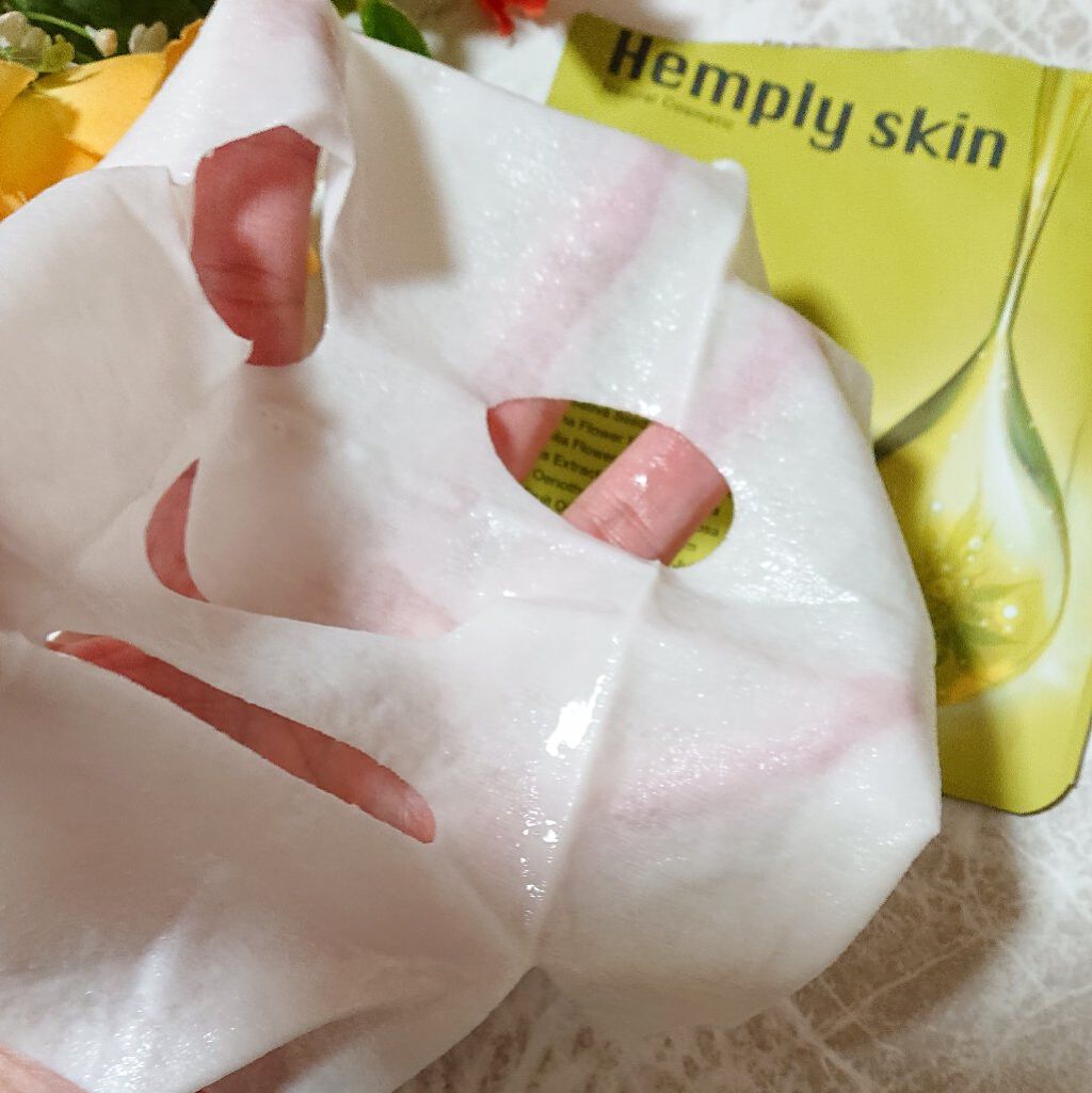 Hemplyskinフェイシャルパック/Hemplyskin/シートマスク・パックを使ったクチコミ（3枚目）