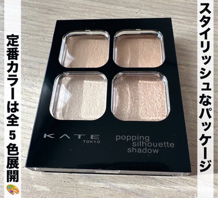 ケイト ポッピングシルエットシャドウ/KATE/アイシャドウパレットを使ったクチコミ(5枚目)