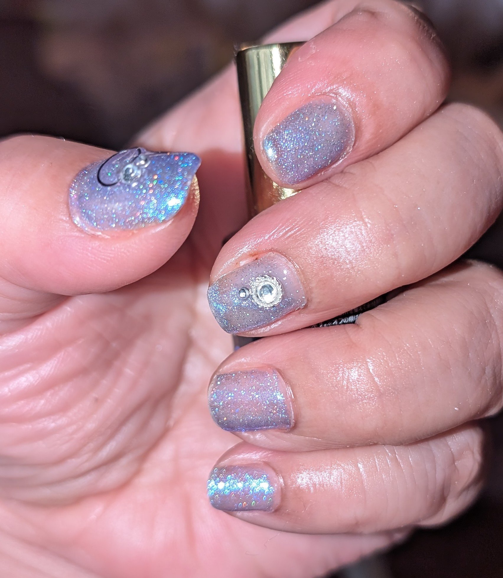 ジェルネイル/セリア/ジェルネイルを使ったクチコミ（1枚目）