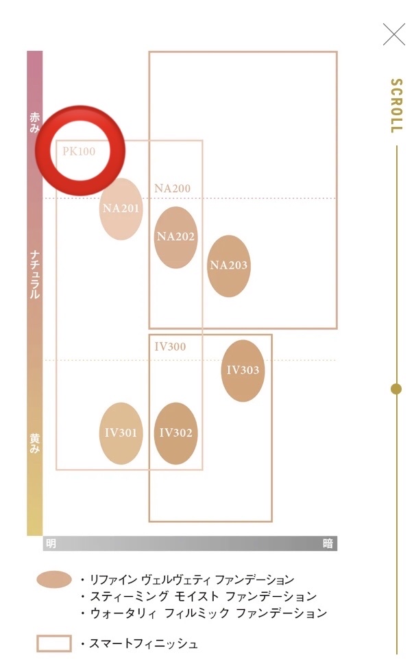 スマートフィニッシュ PK100/Elégance/リキッドファンデーションを使ったクチコミ（2枚目）