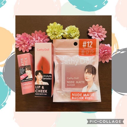 ヌードマットリップスティック/CathyDoll/口紅を使ったクチコミ(1枚目)