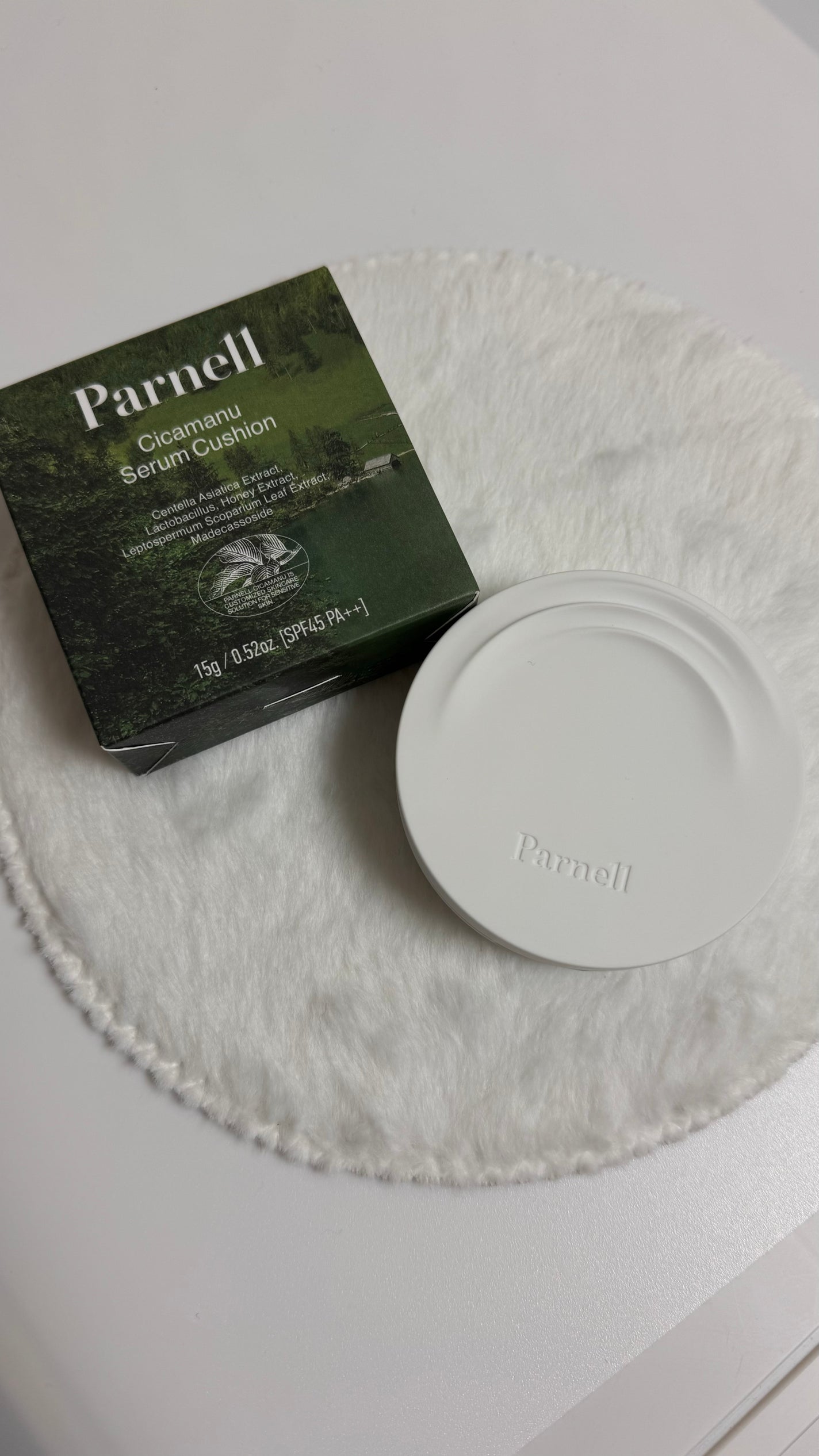 シカマヌ セラム クッションファンデ/parnell/クッションファンデーションを使ったクチコミ(1枚目)