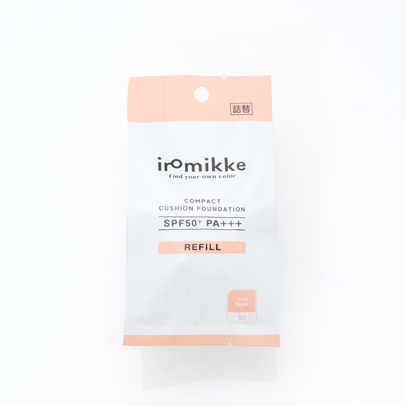 イロミッケ コンパクト クッションファンデーション リフィル 02 ピンクオークル