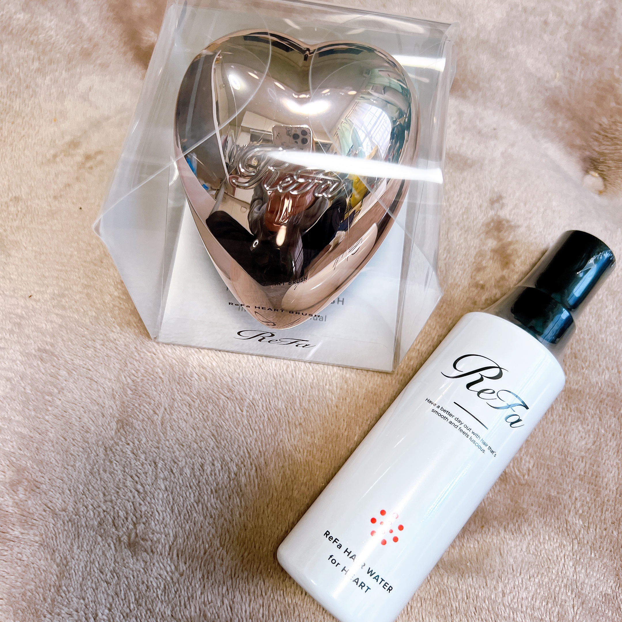 ヘアウォーターフォーハート/ReFa/ヘアミストを使ったクチコミ（1枚目）