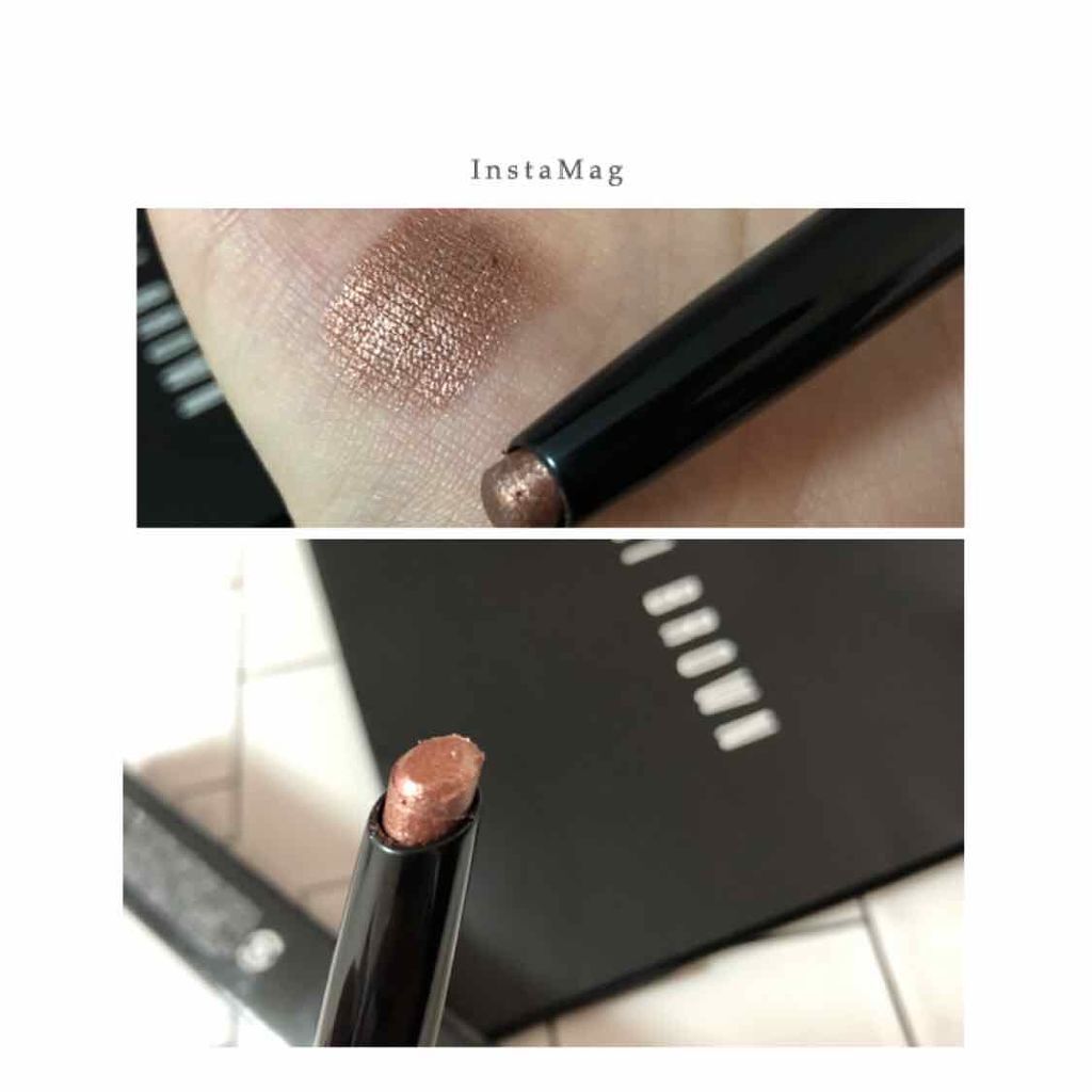 ロングウェアスパークルスティック 05 ローズクォーツ/BOBBI BROWN/スティックアイシャドウを使ったクチコミ（3枚目）