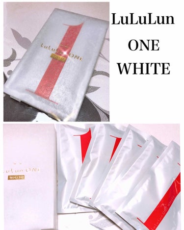 ルルルン ルルルン ONE WHITEのクチコミ「#LuLuLun ONE WHITE  1枚300円
ルルルン史上最高峰白の1枚の誕生と書いて.....」（1枚目）