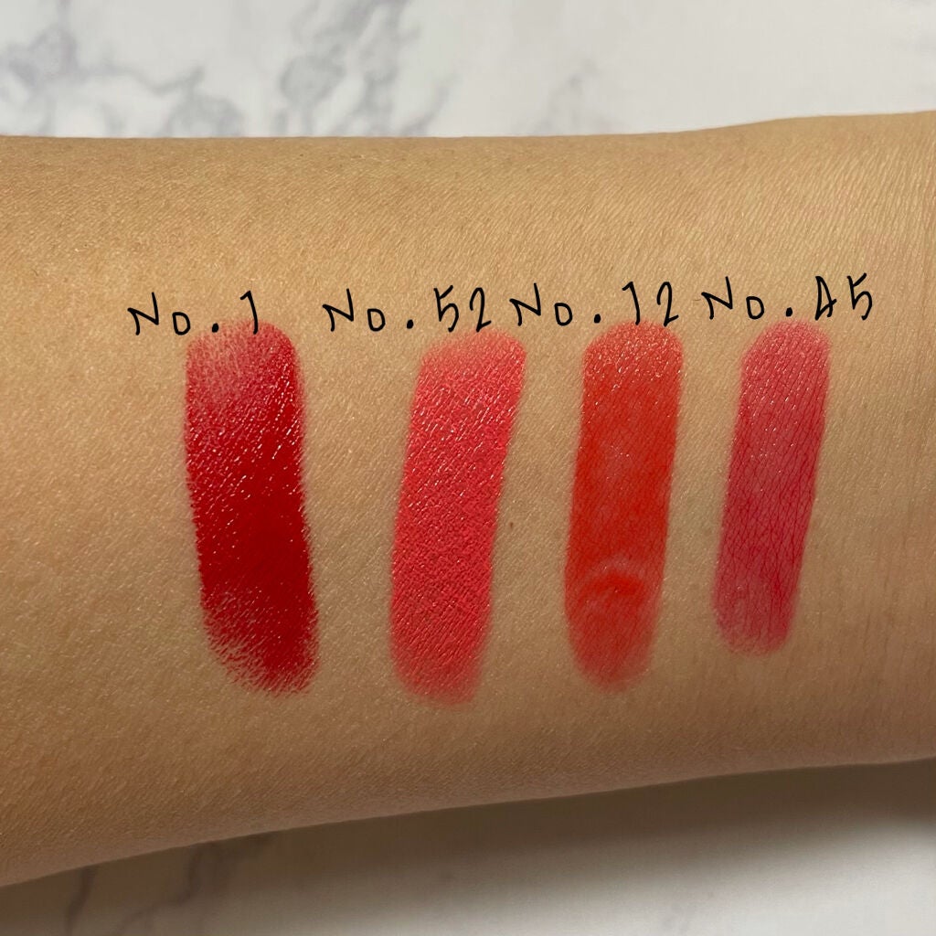 ノエル ミニ リップボックスセット/YVES SAINT LAURENT BEAUTE/口紅を使ったクチコミ(3枚目)