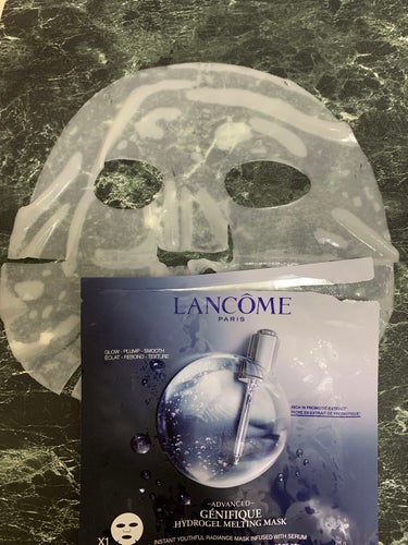 LANCOME ジェニフィック アドバンスト ハイドロジェル メルティングマスクのクチコミ「■ランコム( @lancomeofficial)
求める効果に応じて時間を変えてご使用いただけ.....」（3枚目）