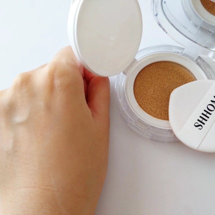パーフェクトディープカバービーガンクッション/SHHOM/クッションファンデーションを使ったクチコミ(6枚目)