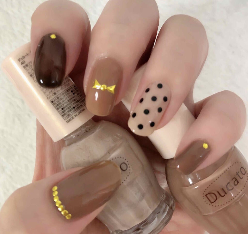 グロッシーコート/スキューズミー/オールインワンネイルを使ったクチコミ(4枚目)