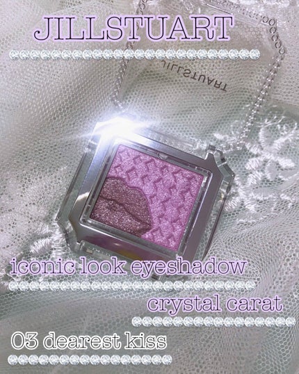 JILL STUART アイコニックルック アイシャドウ クリスタル カラットのクチコミ「💐ジルスチュアート アイコニック
ルック アイシャドウ💐
💎クリスタル カラット
.....」(1枚目)