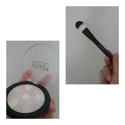 UR GLAMãFACE BRUSH/U R GLAM/ã¡ã€ã¯ãã©ã·ã䜿ã£ãã¯ãã³ãïŒ3æç®ïŒ