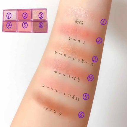 ナイストゥミーチュートランク/MAJOLICA MAJORCA/アイシャドウパレットを使ったクチコミ(2枚目)