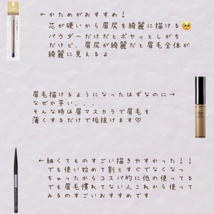 超細芯アイブロウ/CEZANNE/アイブロウペンシルを使ったクチコミ(2枚目)