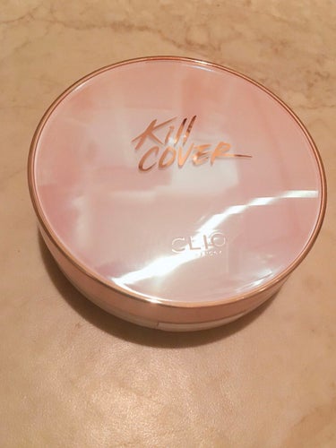 キル カバー ピンク グロウ クリーム クッション 03 LINEN /CLIO/クッションファンデーションを使ったクチコミ（3枚目）