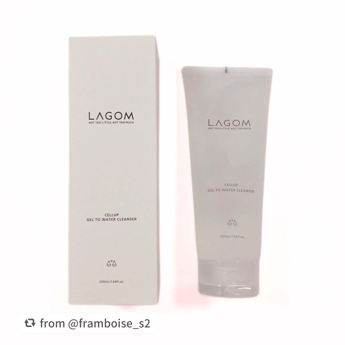 ラゴム ジェルトゥウォーター クレンザー(朝用洗顔)/LAGOM /その他洗顔料を使ったクチコミ(1枚目)