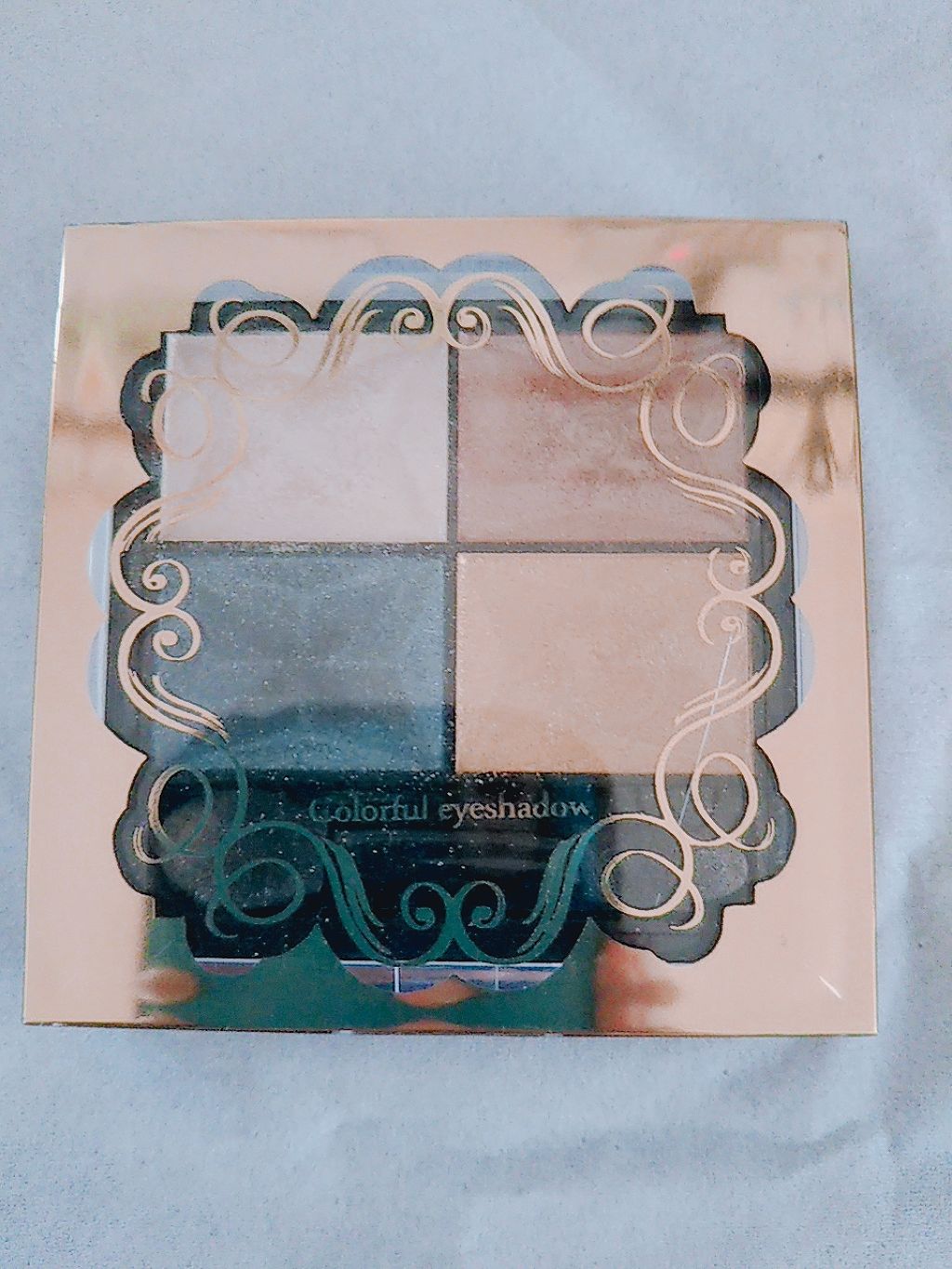 カラフルアイシャドウ/DAISO/アイシャドウパレットを使ったクチコミ（1枚目）