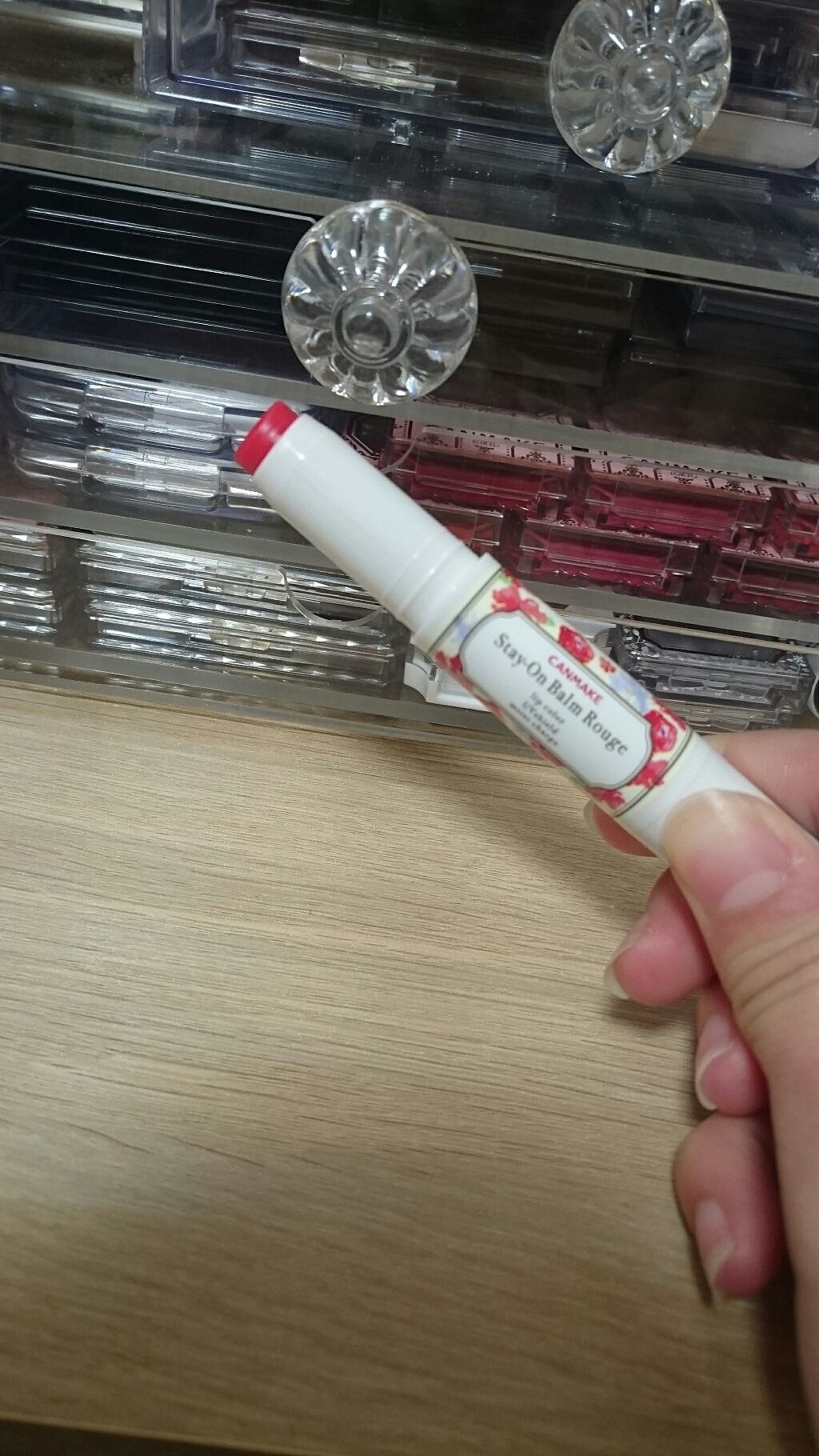 ステイオンバームルージュ/キャンメイク/口紅を使ったクチコミ(2枚目)