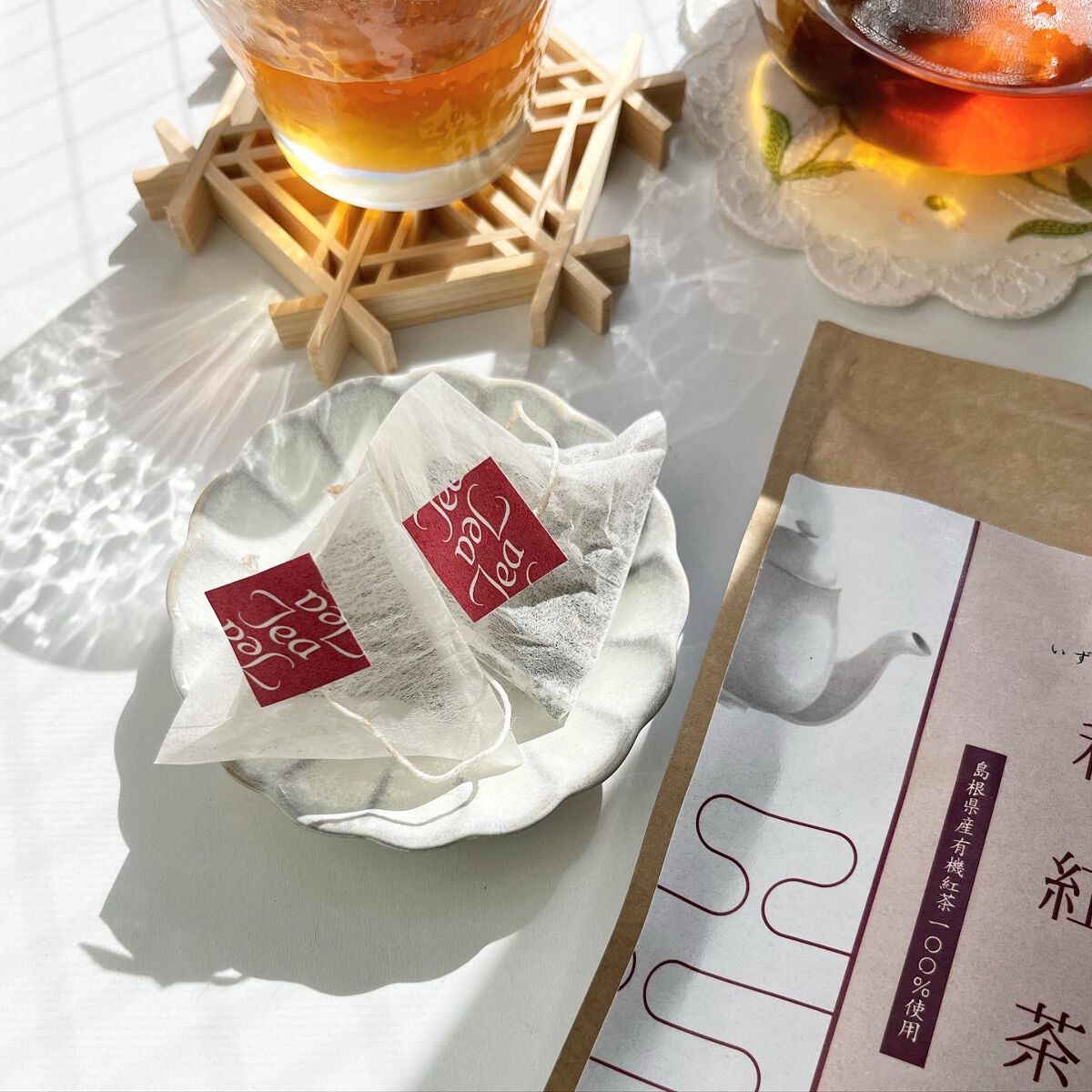 ★うまうまさん★フォロバ100 on LIPS 「𓐐𓍼こだわりの和紅茶でホッと一息𓍼𓐐いずもなでしこ『和紅茶..」(2枚目)