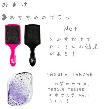 ザ・オリジナル ノーマル/TANGLE TEEZER/ヘアブラシを使ったクチコミ(7枚目)