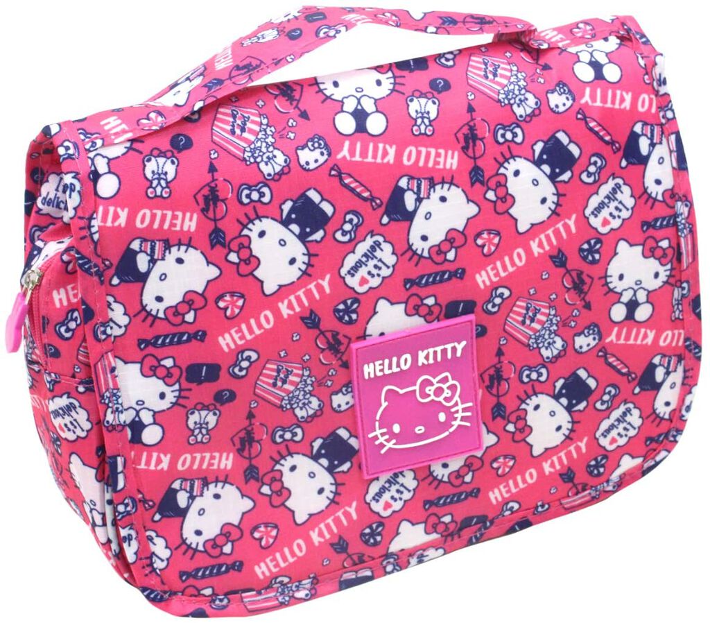 旅行用品・旅行小物 ハローキティ フック付きポーチ 畑山商事