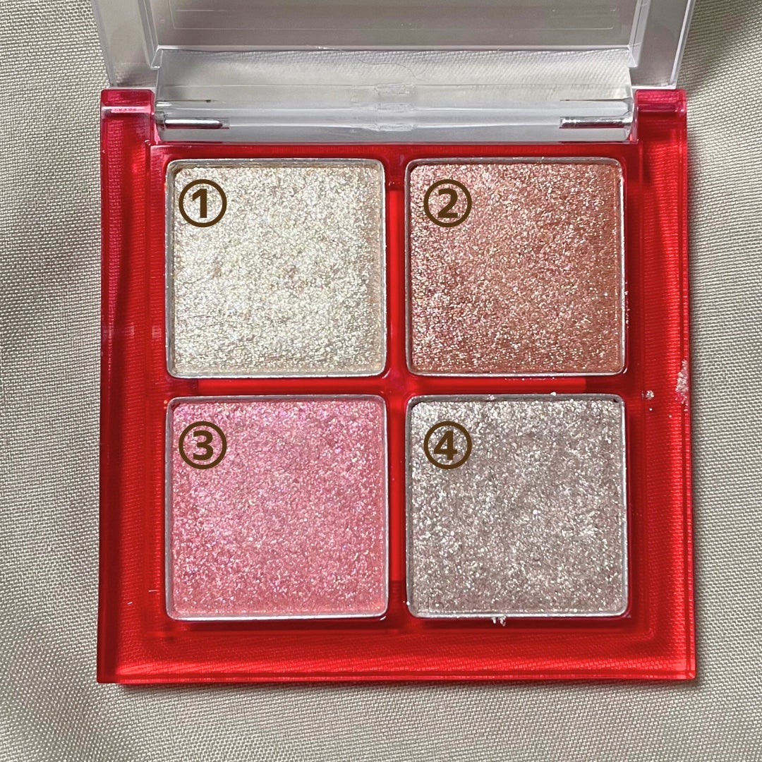 THE アイパレR/b idol/アイシャドウパレットを使ったクチコミ(2枚目)