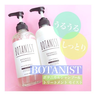 ボタニカルシャンプー／トリートメント(モイスト) /BOTANIST/シャンプー・コンディショナーを使ったクチコミ（1枚目）